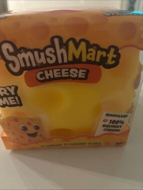 SmushMart Cheese Squishy Toy - Yellow